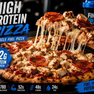 High Protein Pizza – 52g Muscle Fuel Pizza