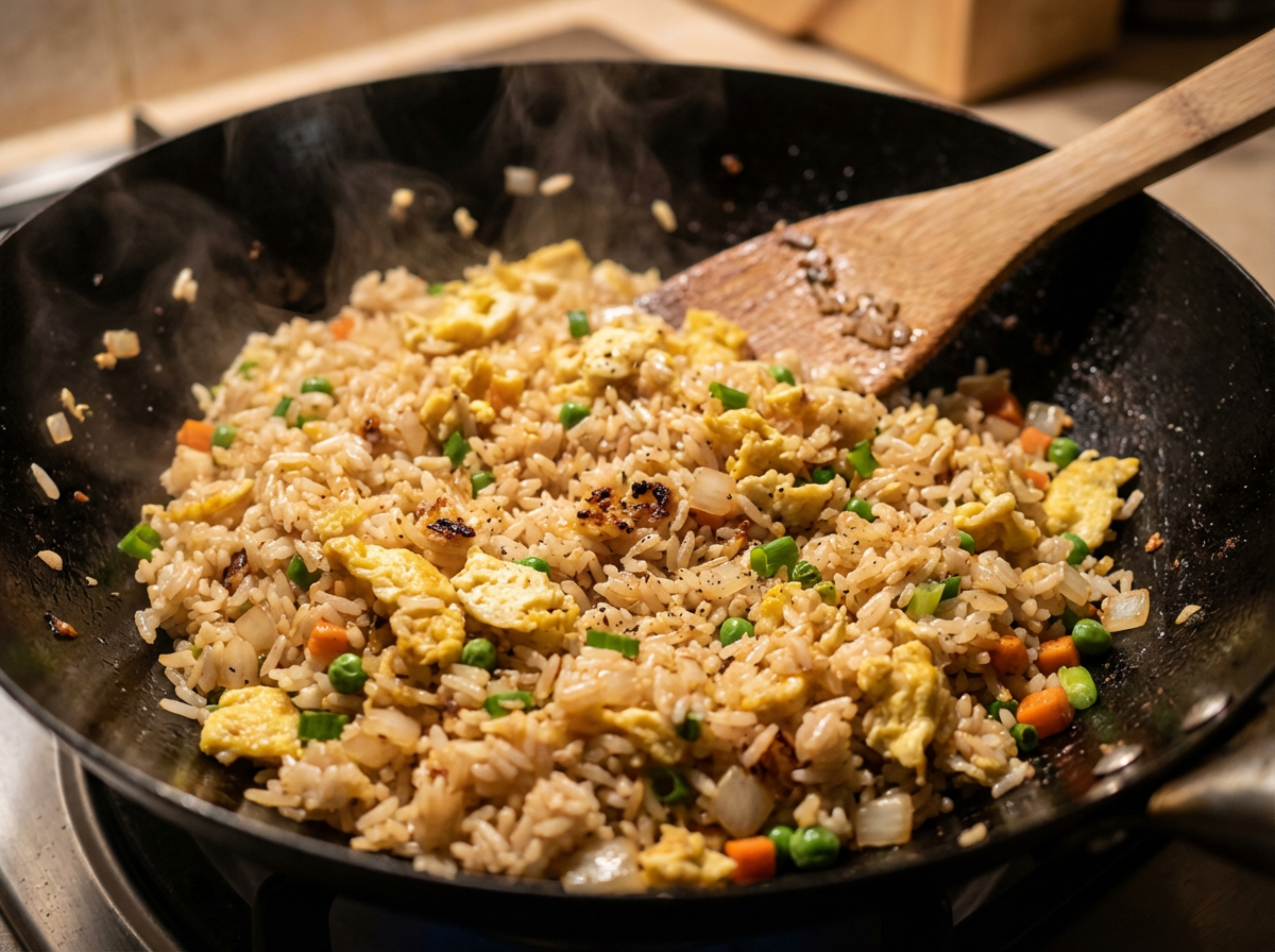 Takeout-Style Egg Fried Rice (Wok Flavor at Home)